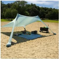 yourGEAR Sonnensegel your GEAR Cameo Beach Shelter 3 x 3 m Strandmuschel Sonnensegel UV50+