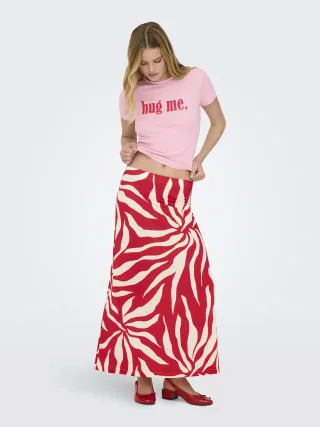 ONLY - ONLKIRA LIFE S/S O-NECK TOP JRS Romance Rose - Gr. - M