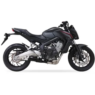 Sport Auspuff Komplettanlage IXIL Hyperlow XL Edelstahl Black Honda CB 650 F / R Bj. 2014-2020 +ABE