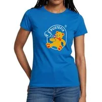 Spreadshirt T-Shirt PUSTEFIX Logo Der Seifenblasen Bär Kostüm Karneval Frauen T-Shirt (1-tlg)