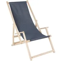 Mucola Gartenstuhl Strandliege Liegestuhl Gartenliege Sonnenliege Strandstuhl Balkonliege (Stück), Inkl. Sicherung gegen ungewolltes Zusammenklappen