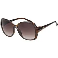 BEZLIT Eyewear Pilotenbrille Rundglas Designer Damen Sonnenbrille (1-St) mit schwarz, braun und violetten Linsen