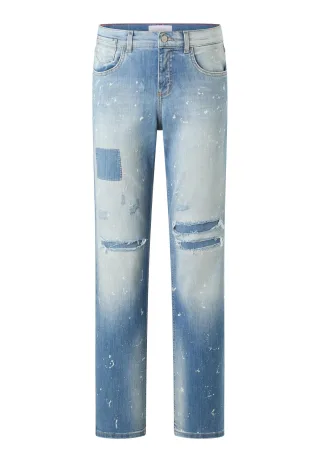 ANGELS - 3502101-34188 STRAIGHT PATCH light blue fancy destroyed - Gr. - 32