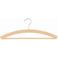 Rudolf Weber Kg Kleiderbügel Holz-Kleiderbügel 42 cm 3er-Pack mit Steg gewachst