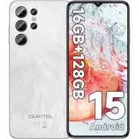 OUKITEL C1 Android 15 Smartphone (16,56 cm/6.52 Zoll, 128 GB Speicherplatz, 13 MP Kamera, 5150 mAh Akku, Dual SIM 4G, OTG, GPS)