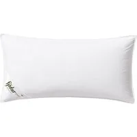 fjödur 3-Kammer-Kopfkissen Fleur, Kissen Made in Germany, Füllung: Außen: 50% Daunen % 50 %Federn, Innenkern aus Federn, Bezug: Bio-Baumwolle, Das 3-Kammerkissen gibt es in den Größen 40 x 80 und 80 x 80 cm.