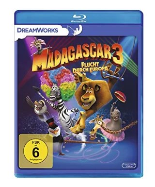 Madagascar 3 - Flucht durch Europa [Blu-ray]