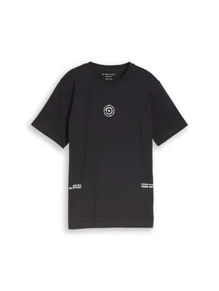 tom tailor kids - T-Shirt mit Print coal grey - Gr. - 164