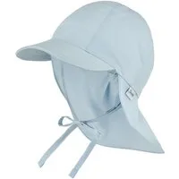Sterntaler® Schirmmütze UV-Schutz 50+ Schirmmütze mit Nackenschutz uni (1-St) Kinderhut aus UV-Popeline mit Bindeband und UV-Schutz 50+