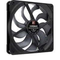 NF-A14x25 G2 PWM chromax.black, Gehäuselüfter schwarz, PWM-Anschluss, 140 mm