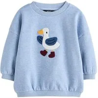 Next Sweater Rundhals-Sweatshirt mit Print (1-tlg)