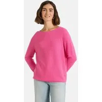 Lieblingsstück Rundhalspullover BiancaEP aus reiner Baumwolle, unifarbenes Design