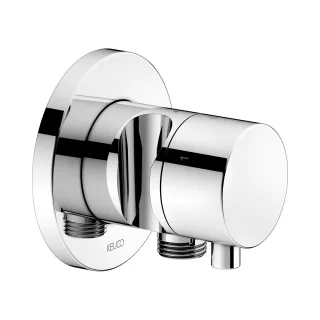 Keuco 3-Wege Ab-u.Umstellventil IXMO Comf.59549, Schlauchanschl./Brauseh.,rund,verchromt, 5954901120 59549011201