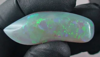 50,35 ct Semi Black Opal Lightning Ridge Australien Opalstein Edelstein