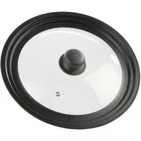 GSW Universaldeckel, hitzebeständiges Glas, passend für Pfannen und Töpfe Ø 24 - 28 cm