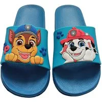 United Labels® Paw Patrol Badelatschen Chase und Marshall Badeschlappen Badesandalen Badesandale