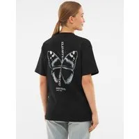 Johnny Urban T-Shirt Sammy Chrome Butterfly Oversize T-Shirt (1-tlg) Tshirt mit Schmetterling Back Print