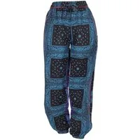 Guru-Shop Relaxhose Luftige Aladinhose, Boho Baumwollhose,.. alternative Bekleidung