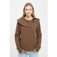 Bench. Fleecepullover APRILLE warmes, tailliertes Fleeceshirt mit Troyerkragen und Seitentaschen