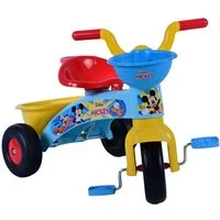 Volare Kinderfahrrad Dreirad Disney Mickey Fahrrad für Jungen Kinderrad in Rot