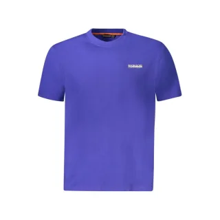 Napapijri Blaue Baumwoll Herren T-Shirt