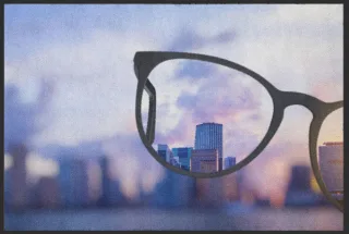 Fussmatte Brille 6165 | Größe: 60 cm x 45 cm