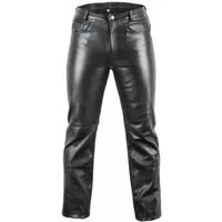 MDM Lederhose Herren Lederhose Bikerjeans aus echtem Rindsleder