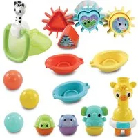 Vtech® Badespielzeug Vtech Baby, Babys Badeset, inklusive Netz