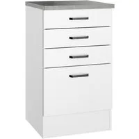 OPTIFIT Unterschrank OPTImulti Breite 50 cm, Tiefe 50 cm, mit 3 Schubkästen, 1 Auszug