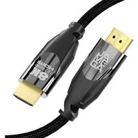 JAMEGA Premium HDMI 2.1 Ultra High Speed Kabel 8K 48Gbit eARC HDR10+ Ethernet HDMI-Kabel, HDMI 2.1, HDMI Typ-A-Stecker auf HDMI Typ-A-Stecker (100 cm)