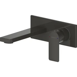 Bravat Milano Waschtischarmatur 3564469 Wandarmatur, mattschwarz