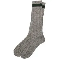 Marschall Trachten Socken Trachten Shopper Socken mit Zopfmuster und Streife