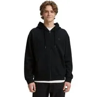 TOM TAILOR Denim Sweatjacke mit Logostickerei