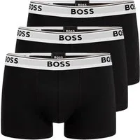 BOSS Trunk Cotton Stretch (3-St) mit umlaufend eingewebtem Markenschriftzug