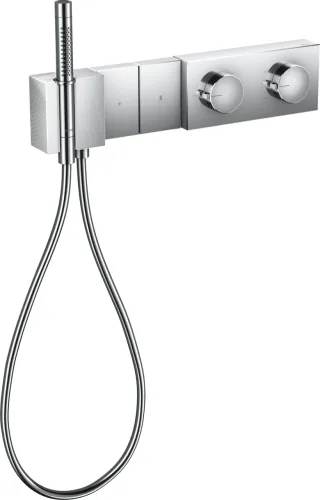 Hansgrohe Thermostatmodul Unterputz Select Axor Edge F-Set 2 Verbr.Diamantschliff chrom, 46701000 46701000