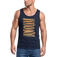 Neverless Tanktop Herren Tank-Top Surfboards South Beach California USA Sommer Surfing mit Print