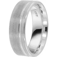 trendor Silberring Freundschafts925 Sterlingsilber Satiniert