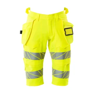 MASCOT Herren Shorts, lang mit Hängetaschen ACCELERATE SAFE Hi-vis Gelb 47 - 19349-711-17-C47