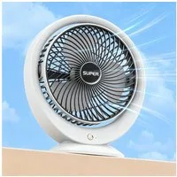 MOPUEA Ventilatorkombigerät Mini Ventilator Standventilator Tischventilator Luftzirkulation, 180° verstellbar Mobiler Luftkühler Schnelle Kühlung, Leiser Betrieb