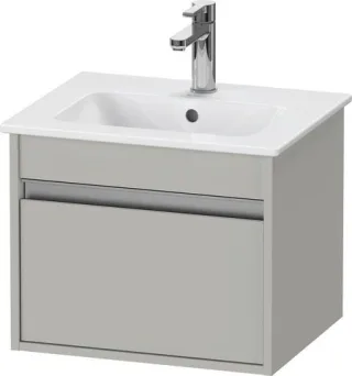 Duravit Ketho Waschtischunterbau wandhängend Betongrau Matt 500x412x410 mm - KT640400707 KT640400707
