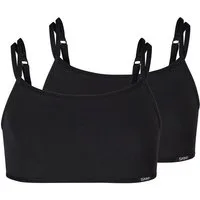 Skiny Bustier Mädchen Bustier 2er Pack Cotton Essentials (Packung, 2-tlg) -