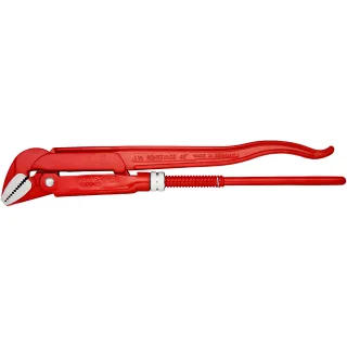 KNIPEX Rohrzange 45° 430 mm rot pulverbeschichtet - 8320015