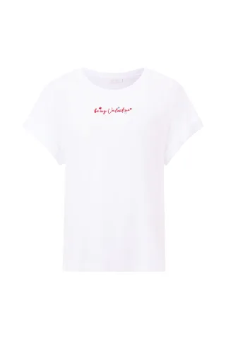 Rich & Royal - Boyfriend Sparkle Organic Shirt white - Gr. - M