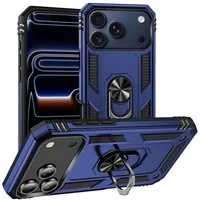 CoolGadget Handyhülle Armor Shield Case für Apple iPhone 17 Pro Max 6,9 Zoll, Outdoor mit Magnet Ringhalterung Handy Hülle für iPhone 17 Pro Max