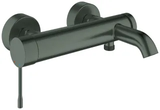 GROHE Wannenarmatur Essence Wandmontage hard graphite gebürstet, 25250AL1 25250AL1