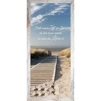 Bönninghoff Bild mit Rahmen Strand- Spruch, (1 St)