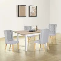 OTTO home Esstisch Ismund, aus Melamin und MDF Holz, Auszugsfunktion, Breite 120 oder 160 cm