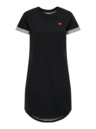 JDY - JDYIVY S/S DRESS JRS NOOS Black - Gr. - XS