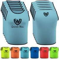 German Wear Trainingsleibchen GWLB01 6er Pack (Spar-Set, 6er-Pack) 6er pack Fußball Leibchen Trainingsleibchen