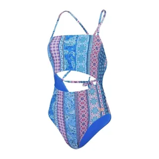 Speedo - Badeanzug für Damen, Schwimmen (Blau/Pink)